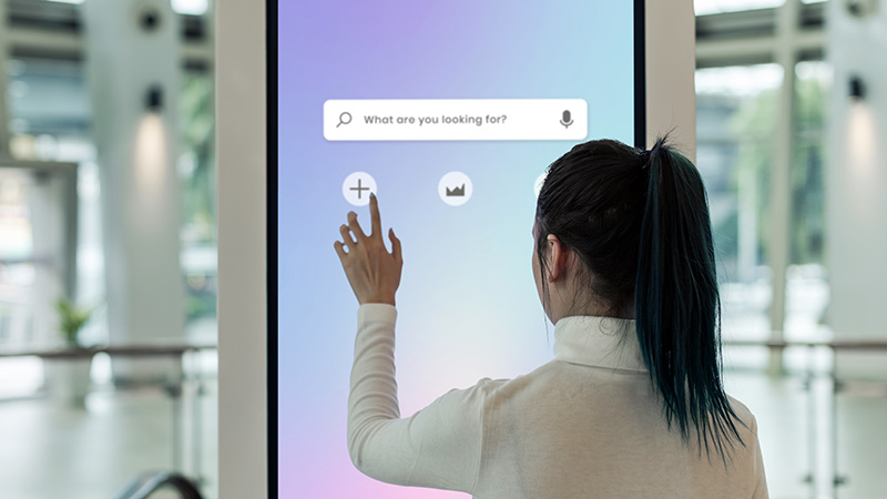 Borne d'enregistrement